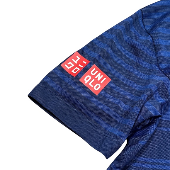 Uniqlo x Kei Nishikori 2017 French Open Tennis Dry-Ex Polo Shirt Mens US XS - Picture 4 of 6